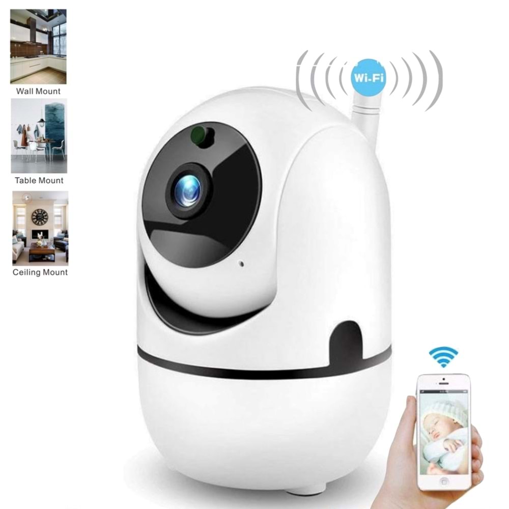 İP WIFI KAMERA 3MP P/T 10LED RX-20AI