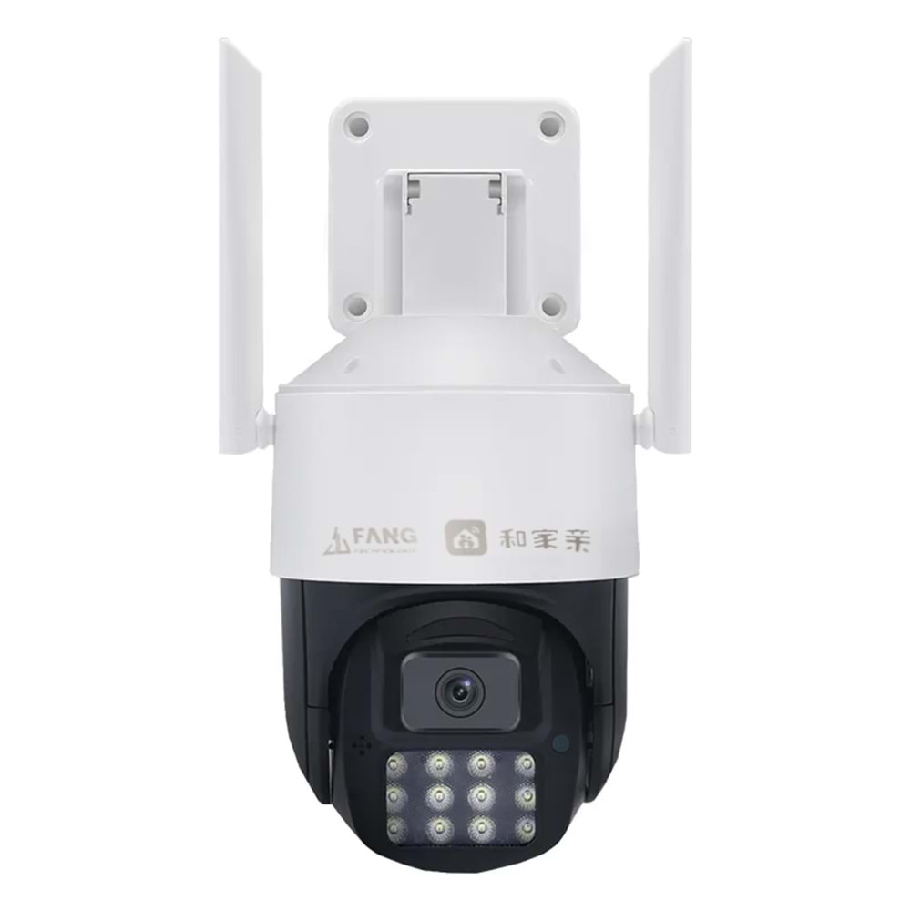 İP POE SPEEDOME CAM 4MP P/T 12 LED RX-4C
