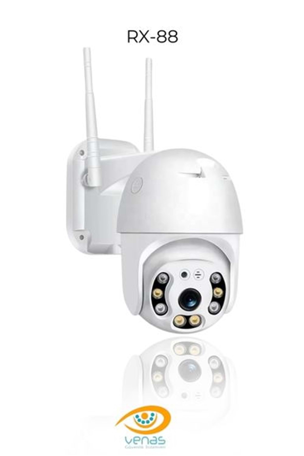 İP WIFI SPEEDOME CAM 2MP P/T 8 LED RX-88AI