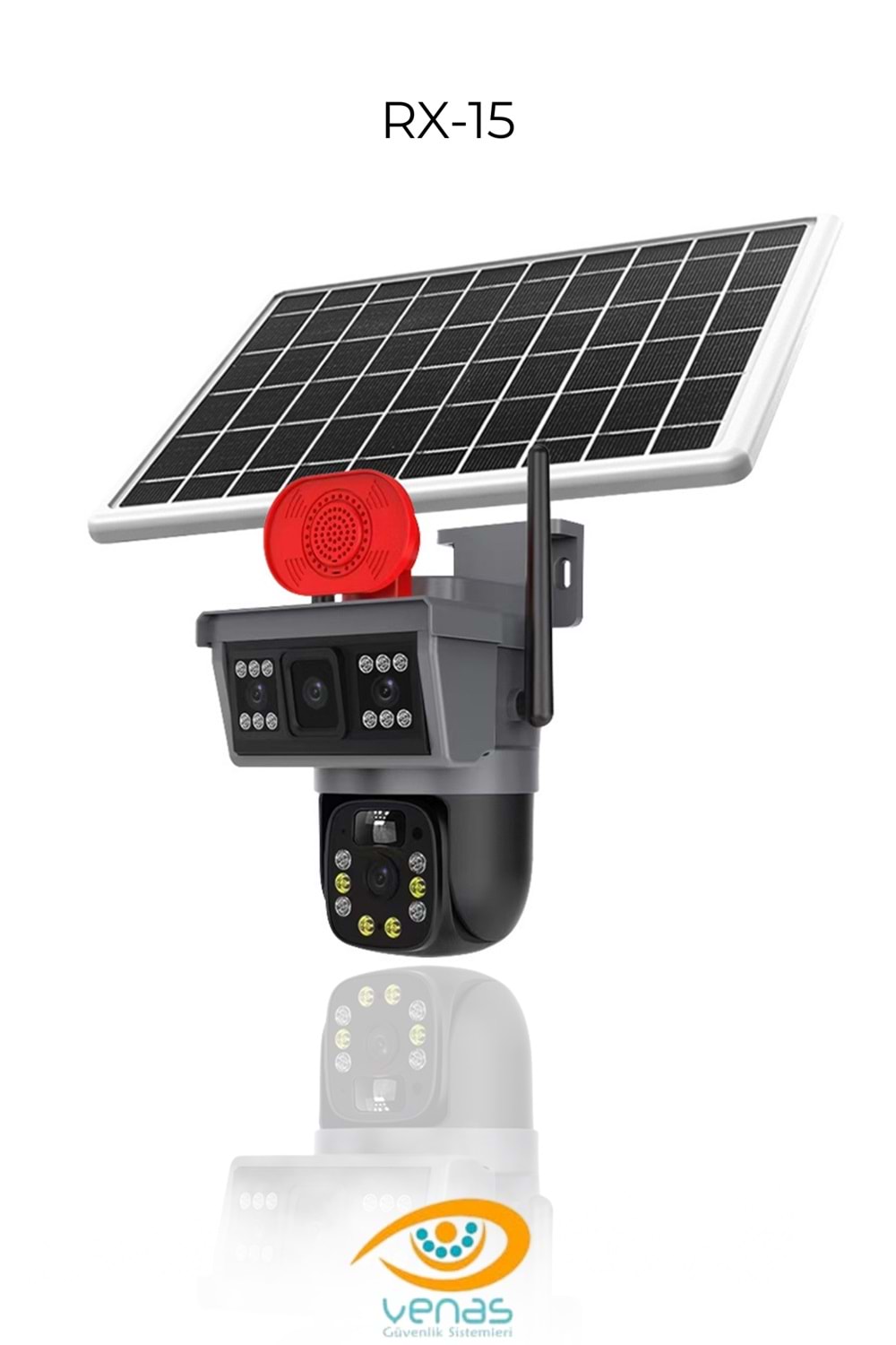 İP SOLAR SPEEDOME ÇIFT LENS 3MP+3MP RX-15G