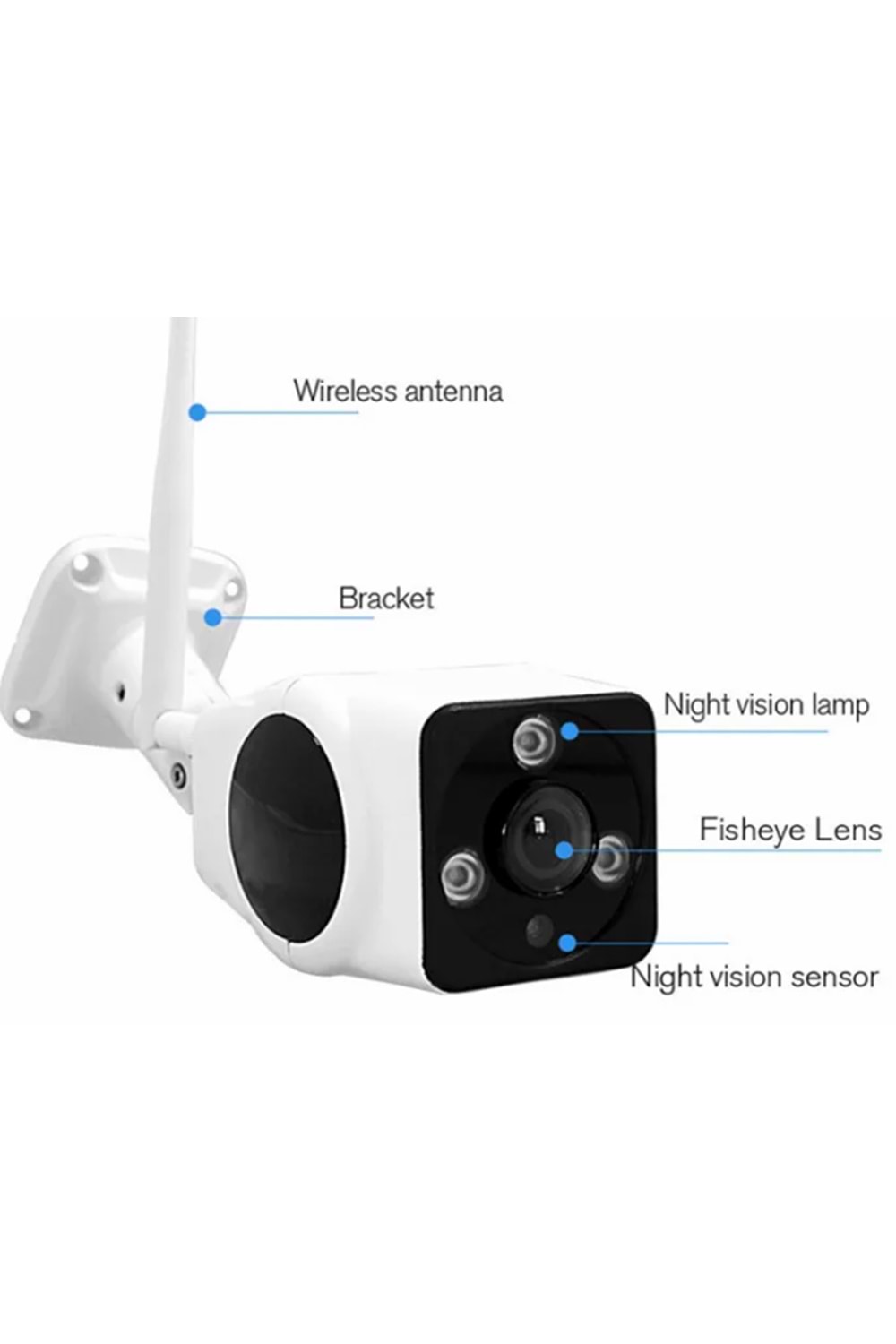 İP BULLET WIFI KAMERA 3MP V380 VN-50WF