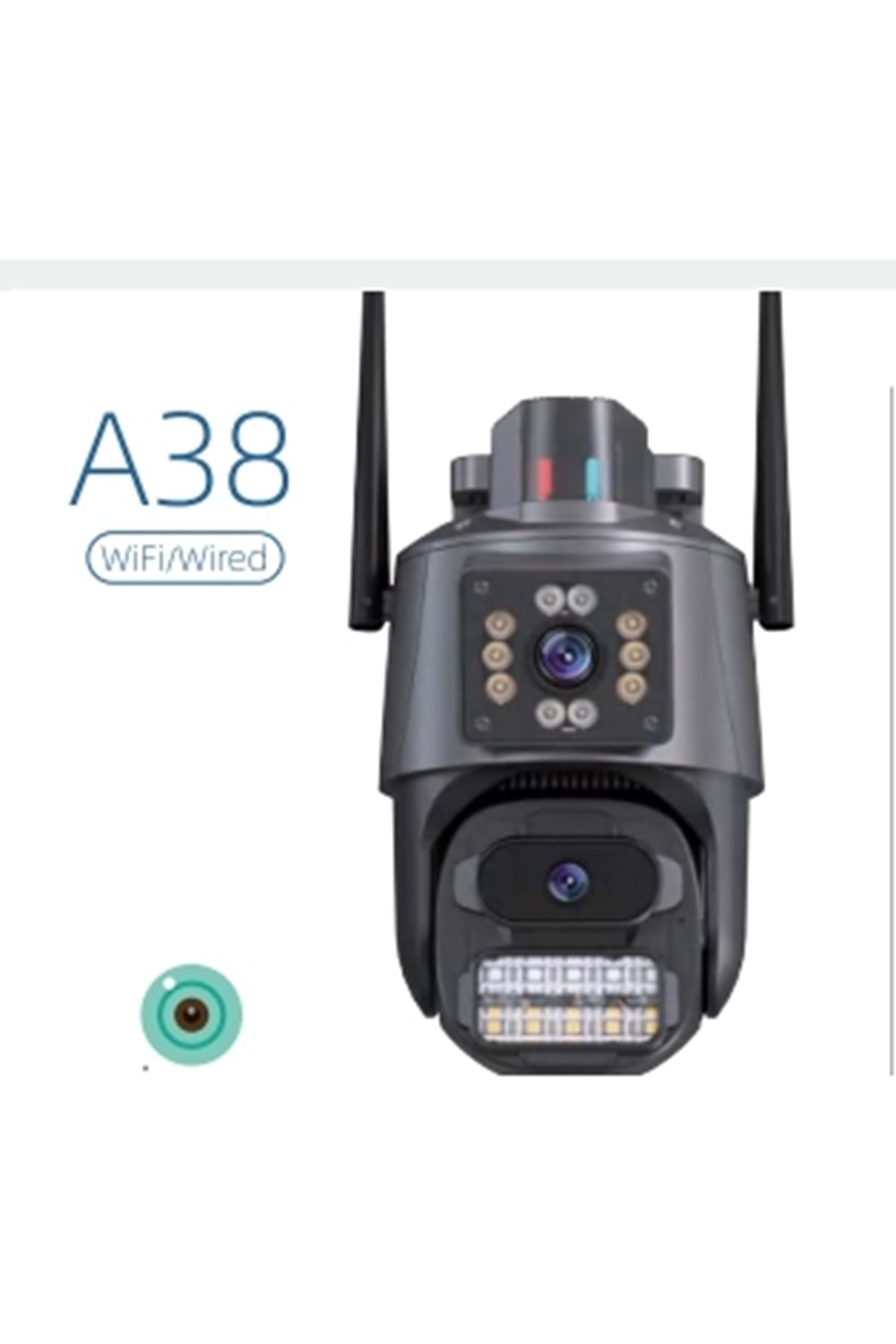 İP WIFI ÇİFT LENS SPEEDOME 3MP+3MP RX-38AI