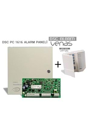 DSC PC-1616 ALARM PANELİ+ 1555 KEYPAD