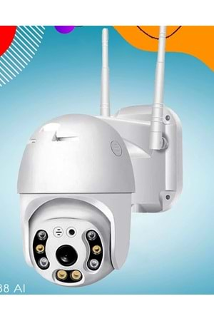 İP WIFI SPEEDOME CAM 2MP P/T 8 LED RX-83AI