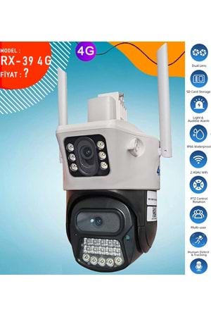 İP ÇİFT LENS KAMERA 3MP+3MP 4G RX-394G