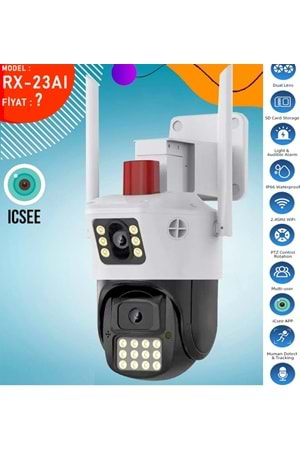 İP WIFI ÇİFT LENS SPEEDOME 3MP+3MP RX-23AI