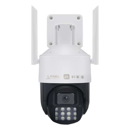 İP POE SPEEDOME CAM 4MP P/T 12 LED RX-4C