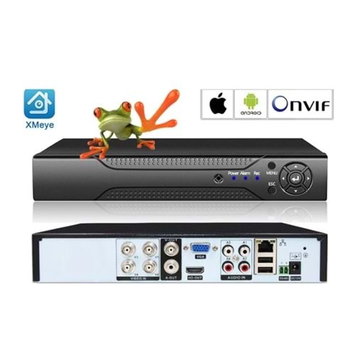 4 KANAL 5MP h.265+ AHD DVR VN-4004-U AHD