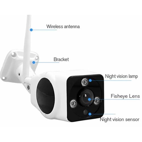 İP BULLET WIFI KAMERA 3MP V380 VN-50WF