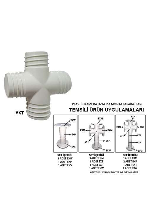 MODÜLER PLASTİK AYAK ARTI -EXT