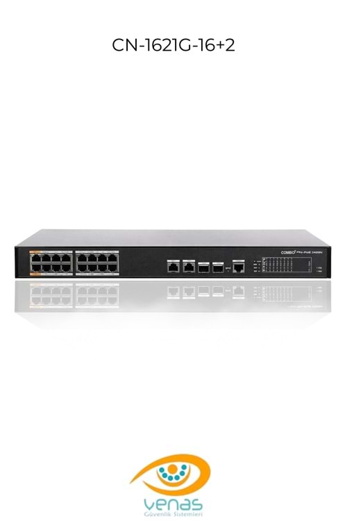 16 PORT COMBO SWITCH CM-1621G GİGABIT +FIB