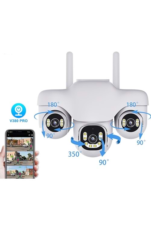 İP WIFI 3 LENS PTZ KAMERA DB-Q8W