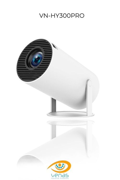 HY300 4K Projektör-beyaz