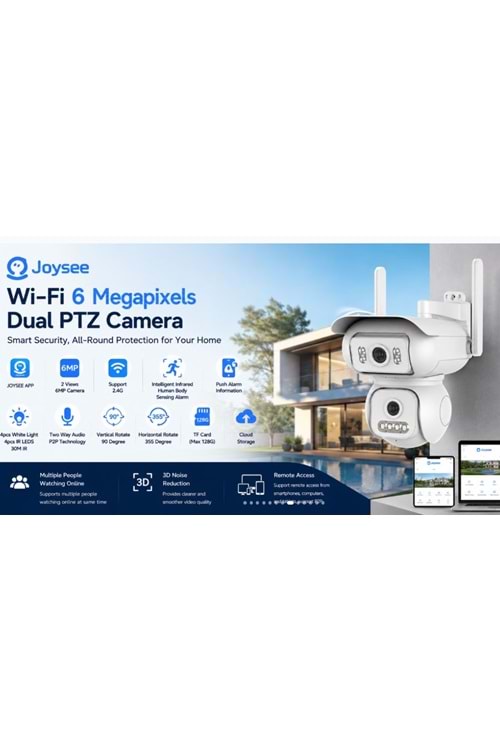 İP WIFI 2 LENS 6 MP JOYSEE JS-W2