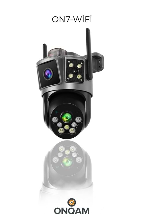 İP WIFI KAMERA 3 LENS 3MP ON7-WIFI VEESKY