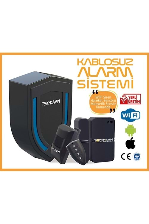 TEKNOWIN ALARM SETİ KABLOSUZ 1A