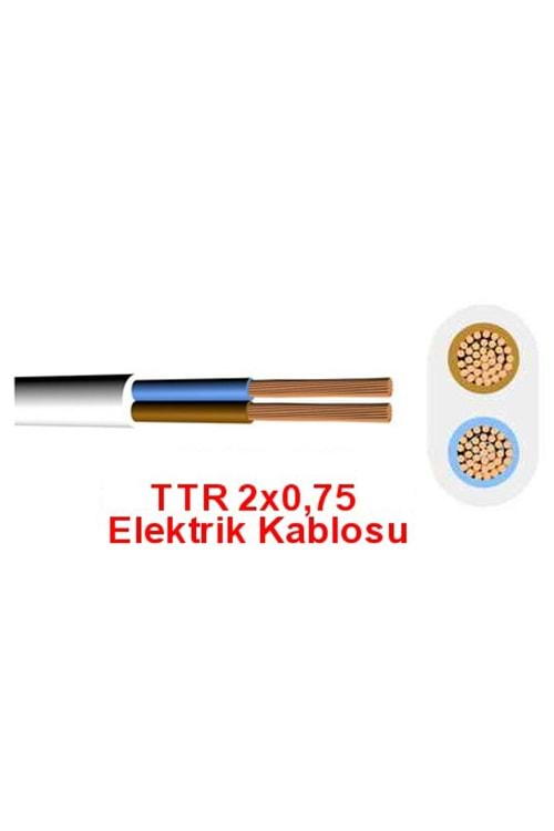 TTR ELEKTRİK KABLOSU 2X0,75