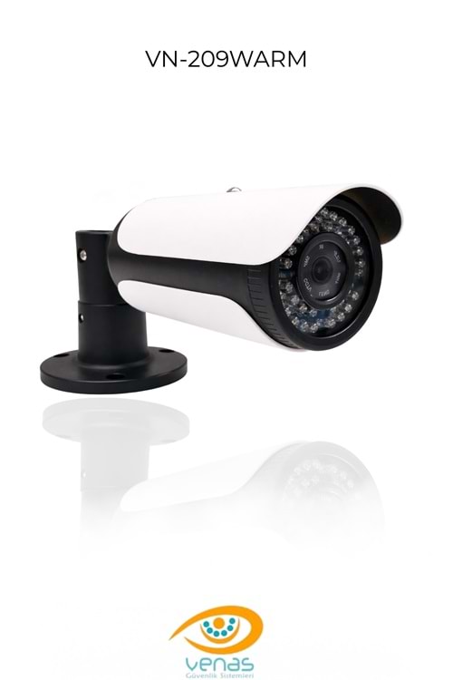 AHD CAM 1080p 2MP, 3.6MM 8LED VN-209 WARM