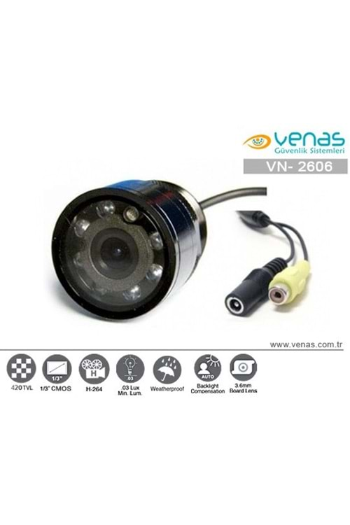 TAMPON IR CAM MIROR 3.6M 7LED VN-2606