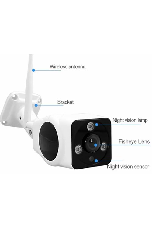 İP BULLET WIFI KAMERA 3MP V380 VN-50WF