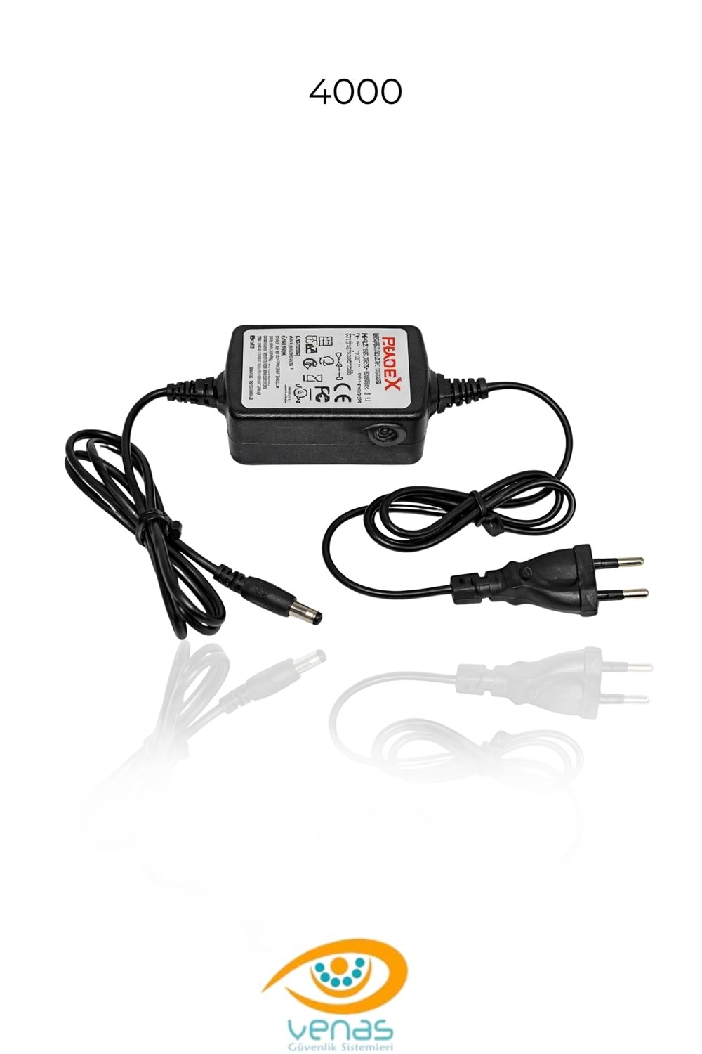 12V-1 AMPER PLASTİK SWİTCH ADAPTÖR