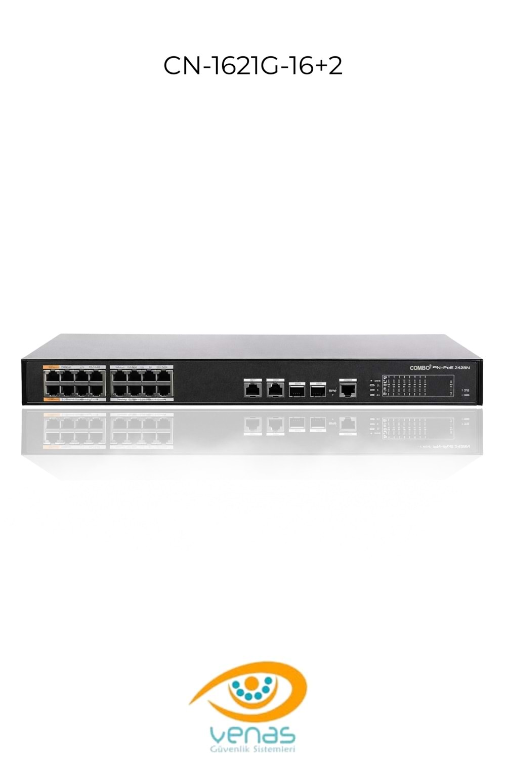 16 PORT COMBO SWITCH CM-1621G GİGABIT +FIB
