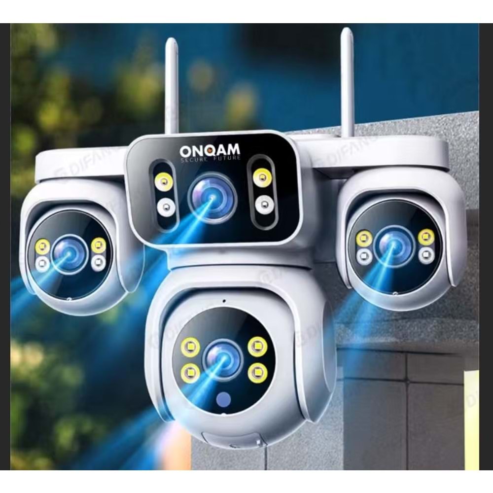 İP WIFI KAMERA 4 LENS 3MP ON-W2404 AOV