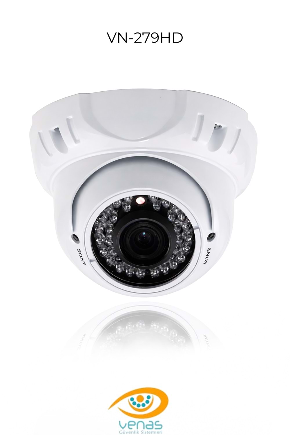 DOME IR CAM 1080p, 2.8-12M, 6 ARAY VN-279 AHD