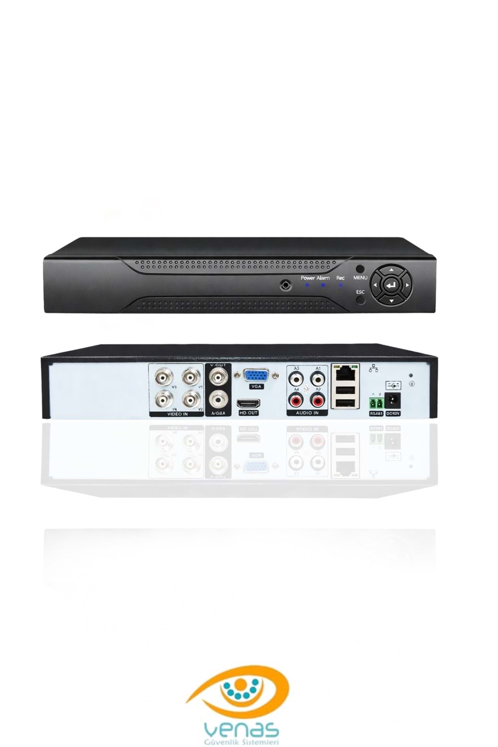 4 KANAL 5MP h.265+ AHD DVR VN-4004-U AHD