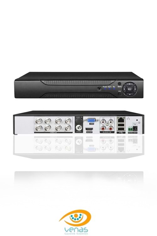 8 KANAL 5MP h.265+ AHD DVR VN-4008 AHD NT