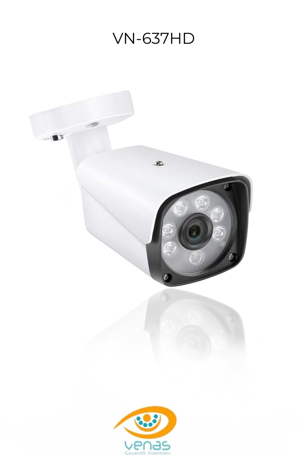 AHD BULLET 2MP, 3,6MM, 6 ARRAY LED,VN-637