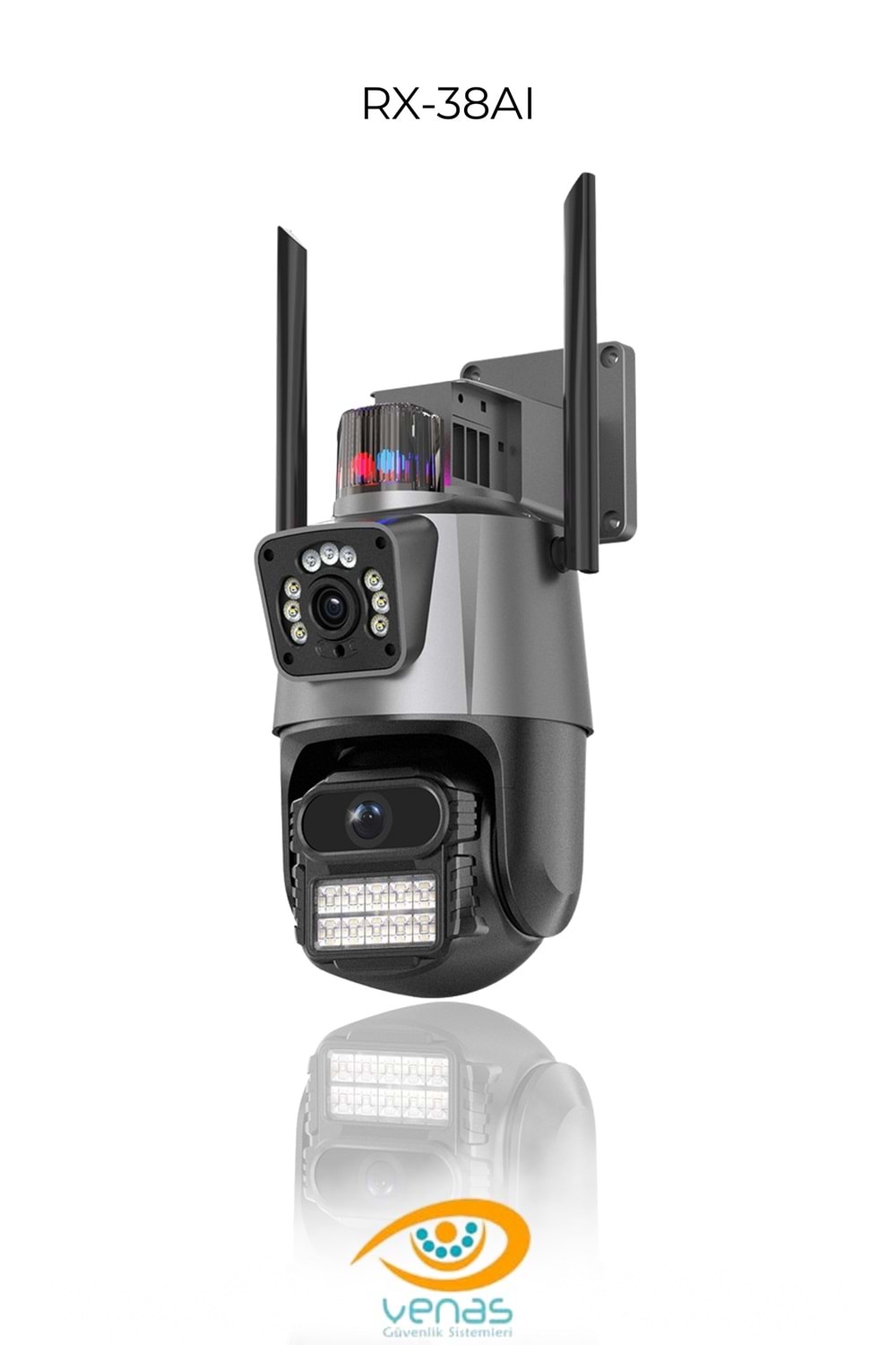 İP WIFI ÇİFT LENS SPEEDOME 3MP+3MP RX-38AI