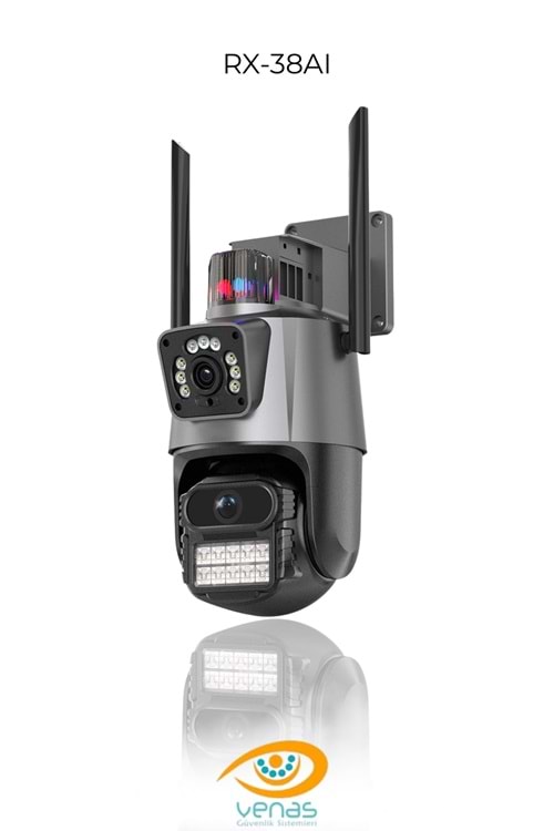 İP WIFI ÇİFT LENS SPEEDOME 3MP+3MP RX-38AI