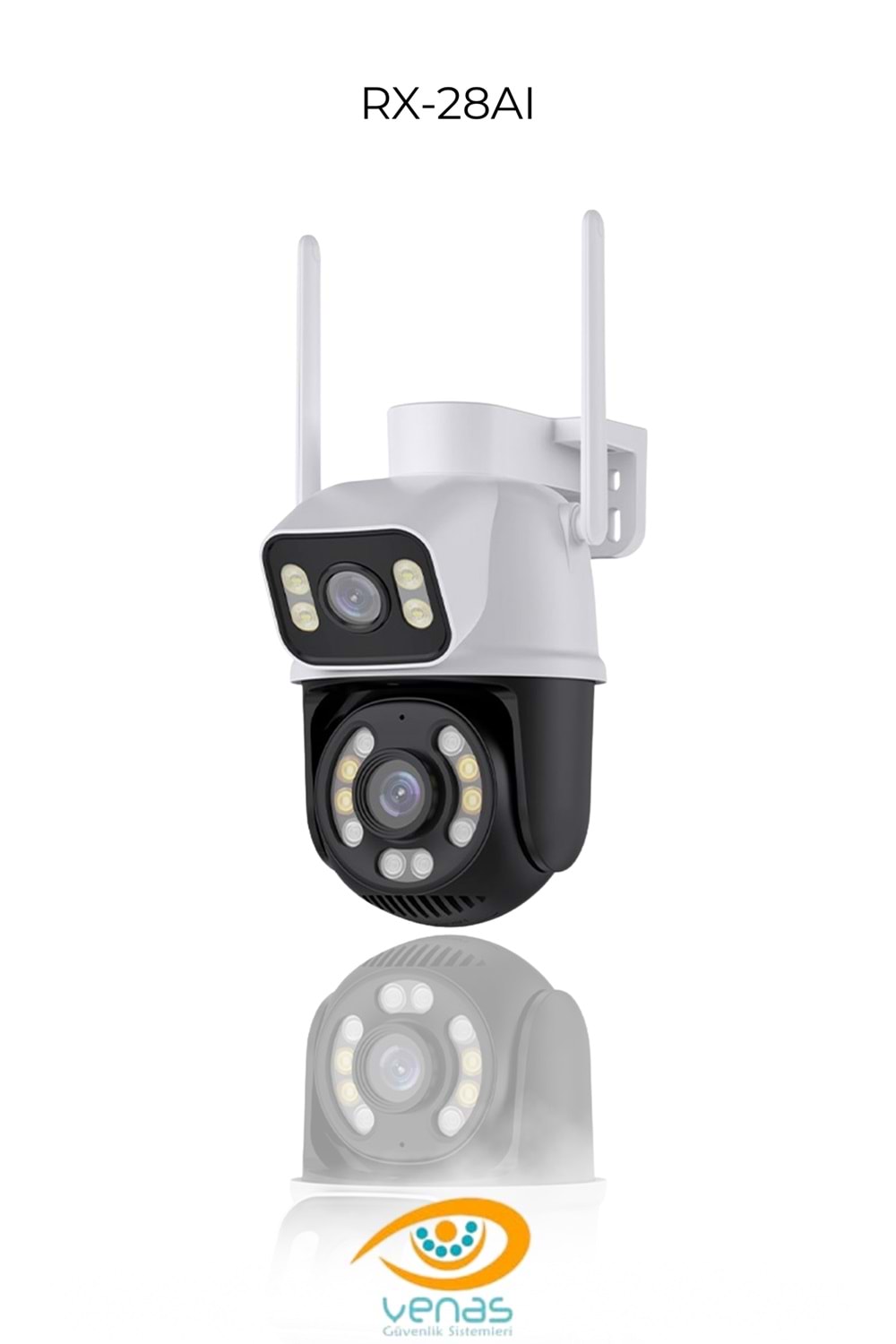 İP WIFI ÇİFT LENS SPEEDOME 3MP+3MP RX-28AI